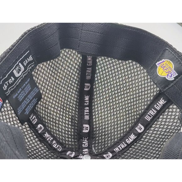 NBA Ultra Game Reflective Low Profile Hat Los Angeles Lakers‎ Hat One Size Fits - Picture 8 of 8